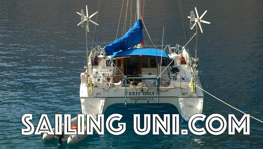 Sailing Uni - 11 year sailing voyage around the world on Exit Only - Positive Thinking Doctor - David J. Abbott M.D.